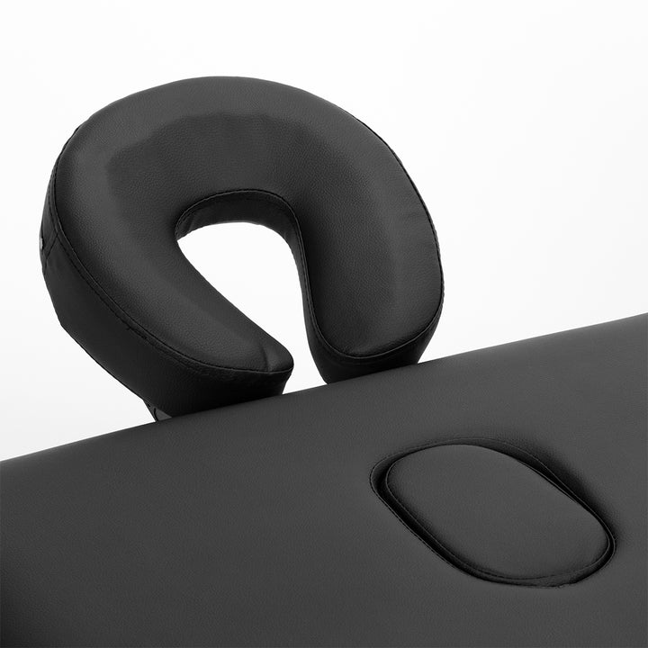 Massageliege Klappbar Aluminium Balance 3 Zonen Schwarz - Bild 9