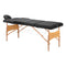 Massageliege Klappbar Holz Balance Lux 3 Zonen Schwarz