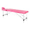 Massageliege Klappbar Aluminium Balance 2 Zonen Rosa