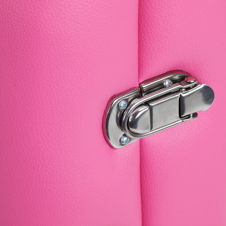 Massageliege Klappbar Buchenholz Balance 2 Zonen Rosa - Bild 13