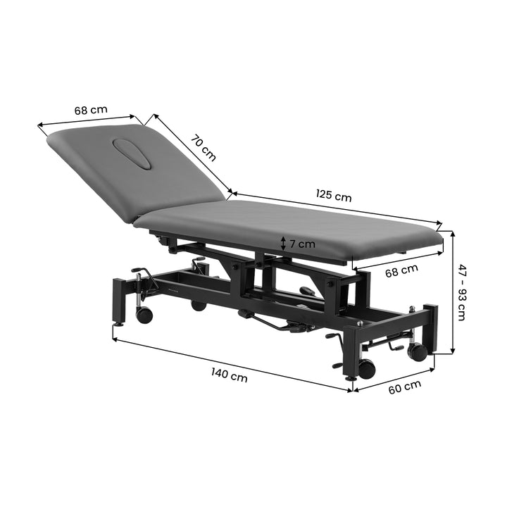 Massageliege Hydraulisch Balance Solidum 5 Grau - Bild 13