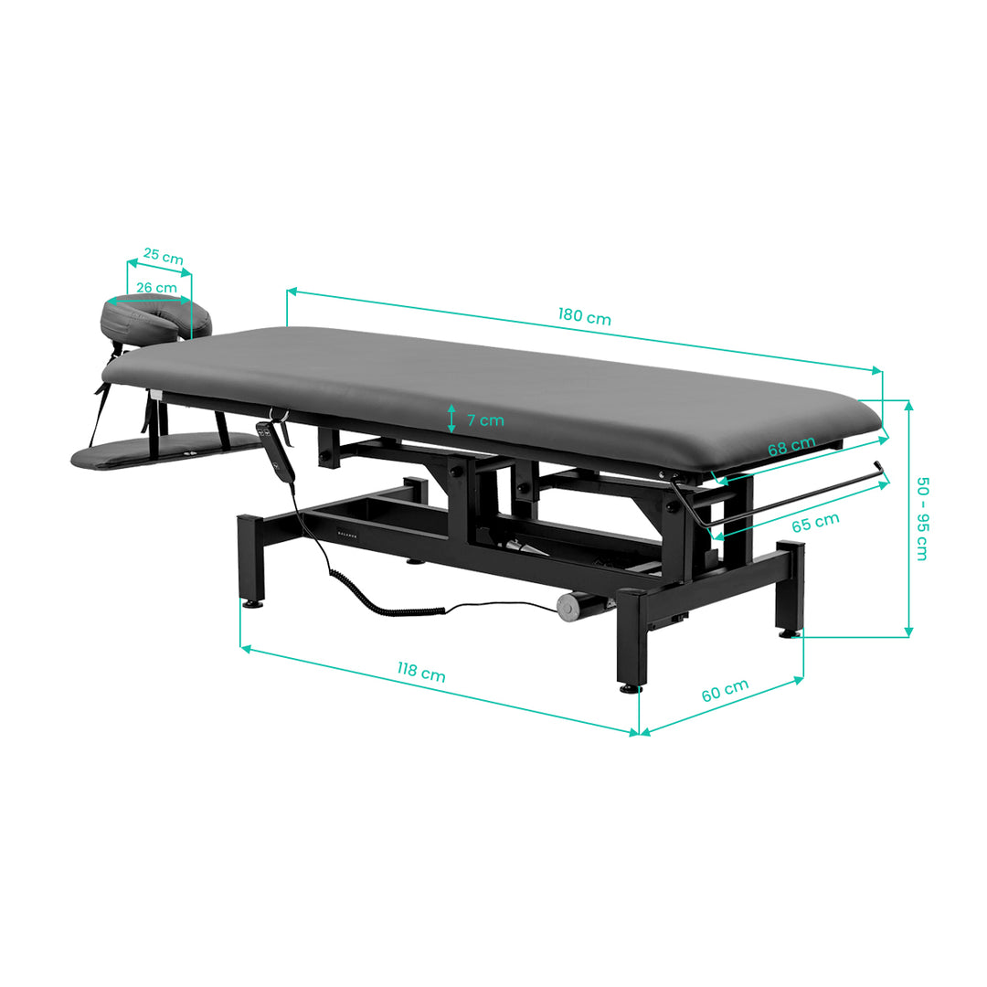 Massageliege Elektrisch Balance Eso 1 Grau - Bild 12
