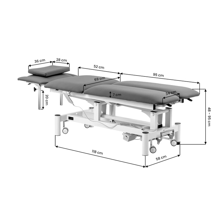 Massageliege Elektrisch Balance Eso Pro Grau - Bild 15