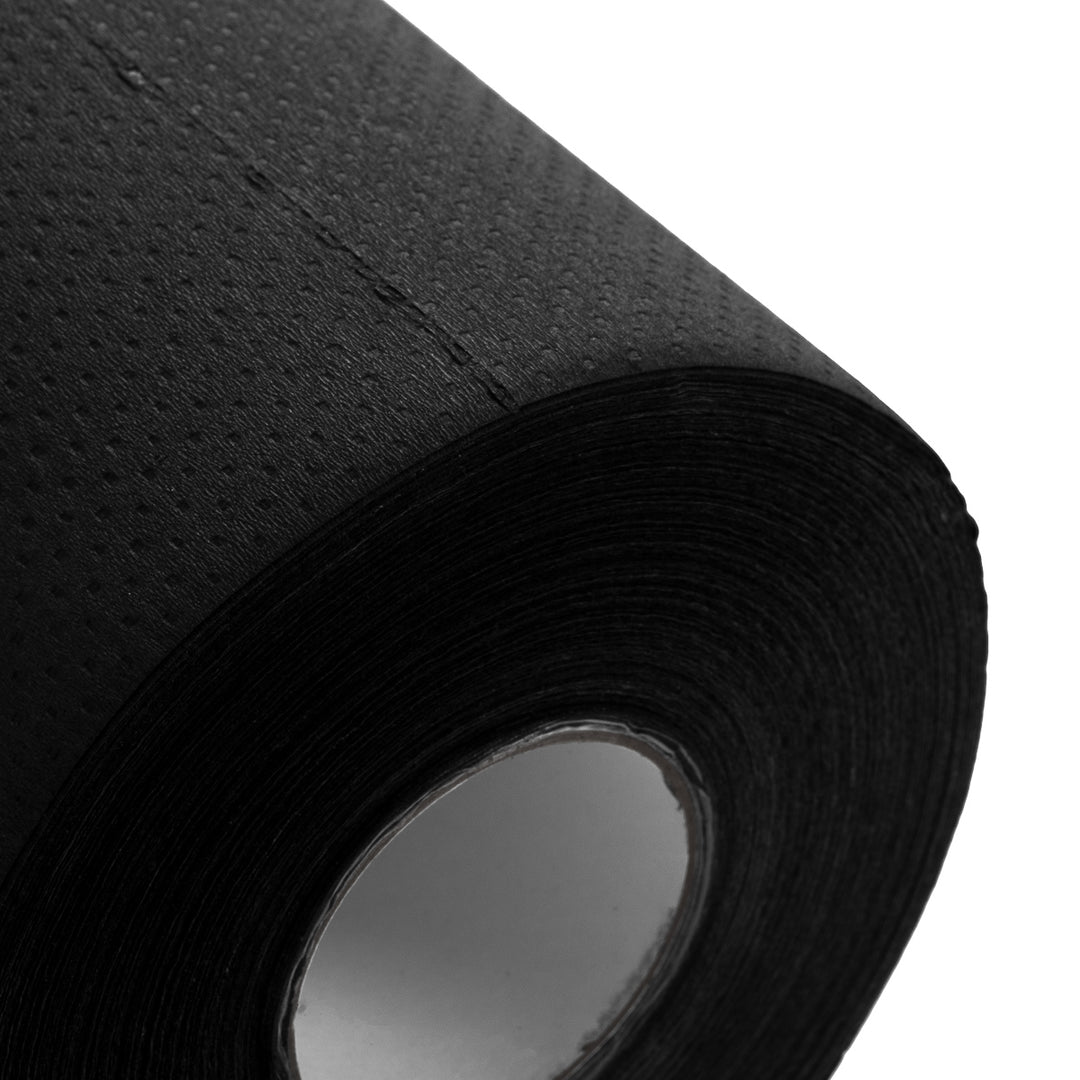 Ärztekrepp auf Rolle Papier Schwarz 40 m x 50 cm - Bild 2