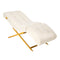 Wimpernliege Sillon Umbra Weiß-Gold