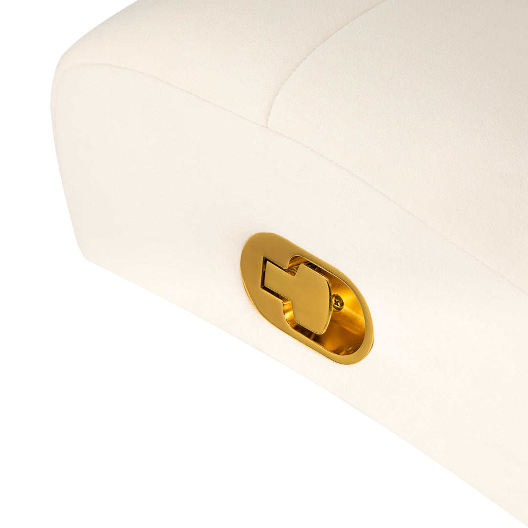 Wimpernliege Sillon Umbra Weiß-Gold - Bild 5