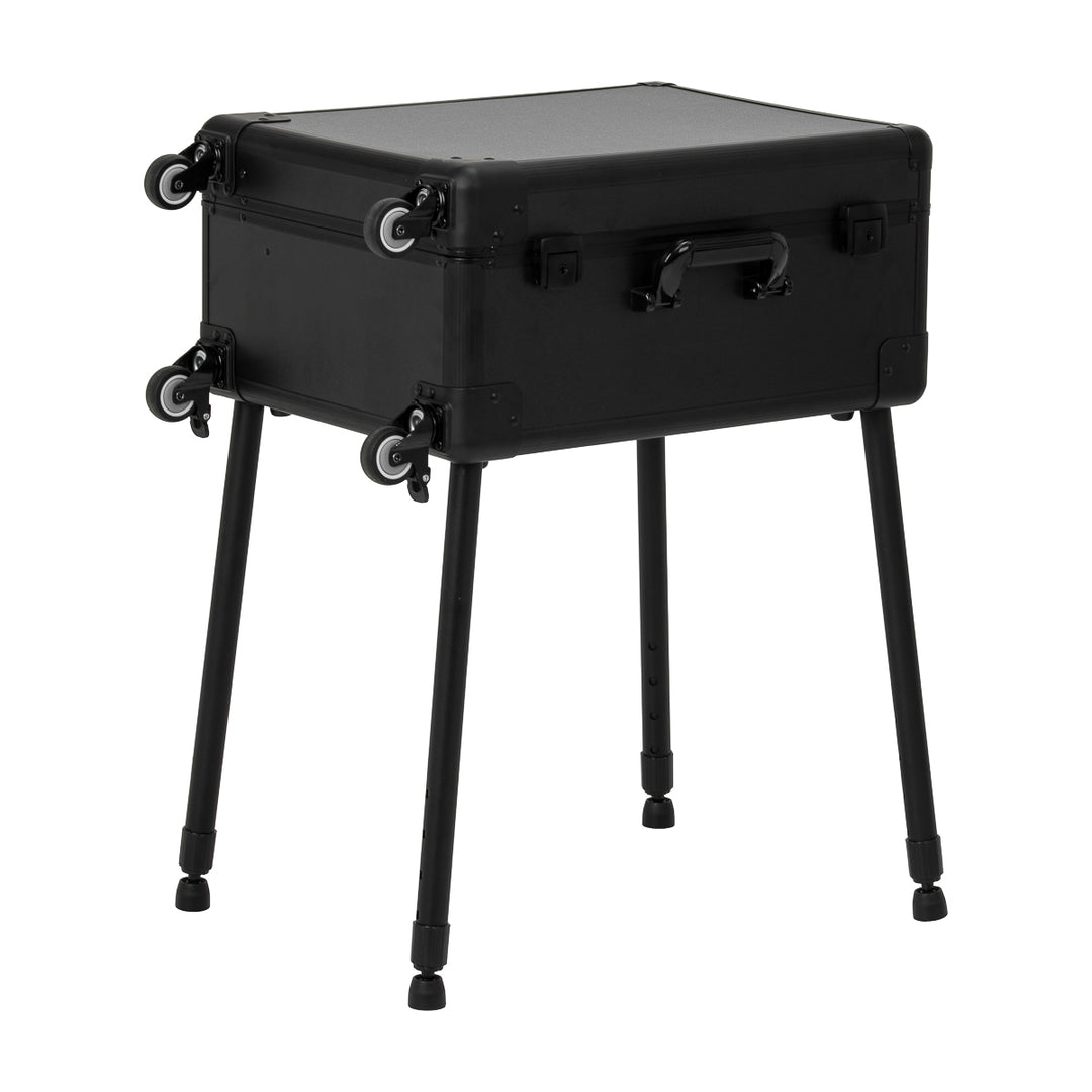 Schminkkoffer Mobile Station Plus mit Beleuchtetem Spiegel und Lautsprechern Schwarz - Bild 2