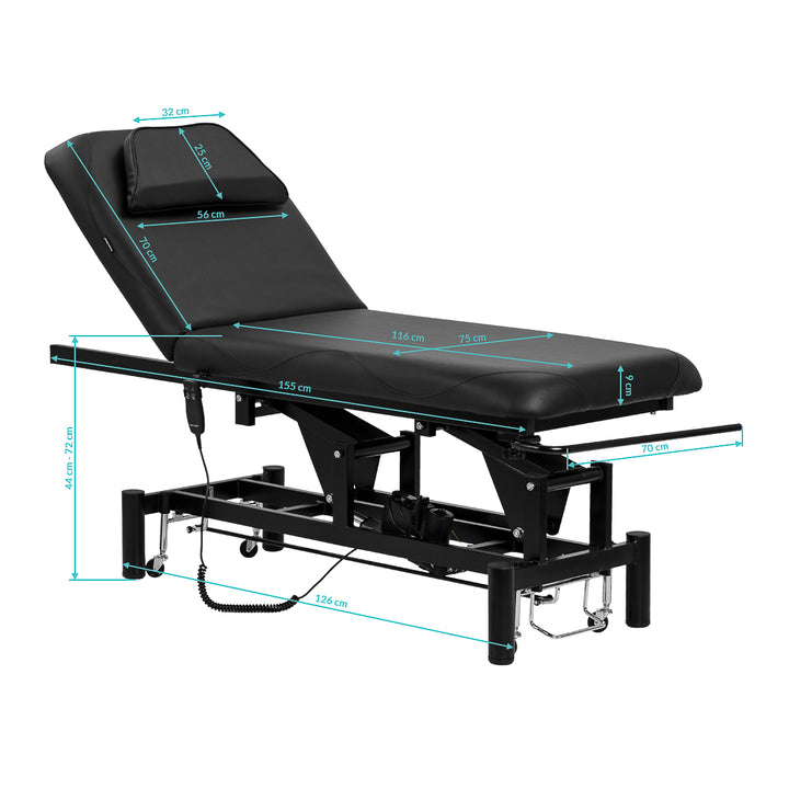 Massageliege Elektrisch Azzurro 684A 1 Schwarz - Bild 18