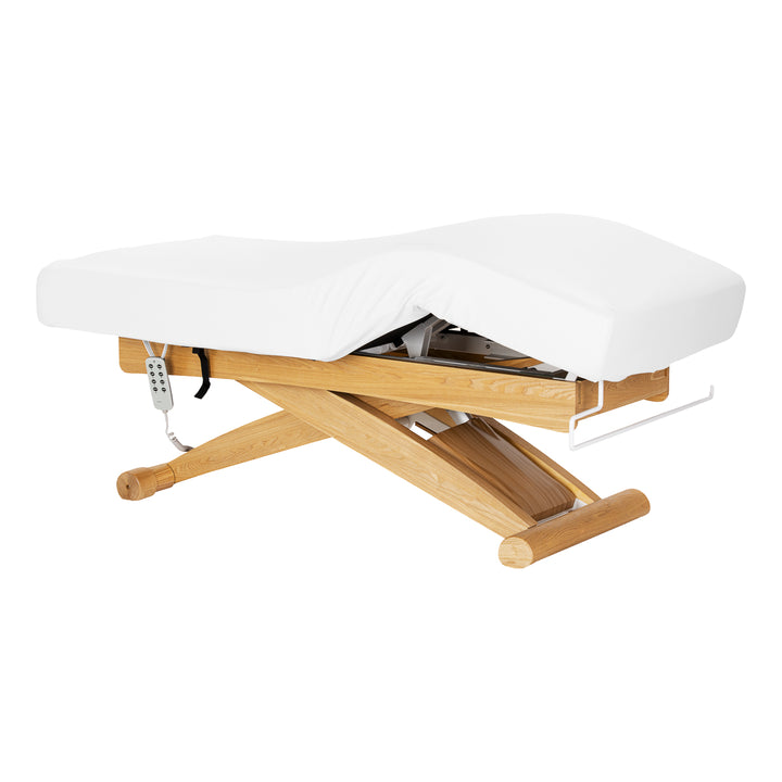 Massageliege Elektrisch Sillon Siesta Weiß-Hellbraun - Bild 2