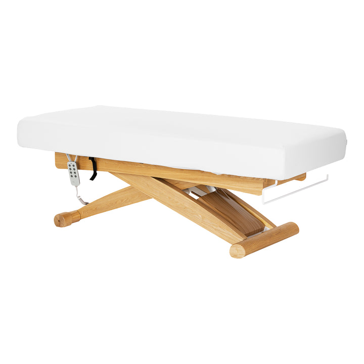 Massageliege Elektrisch Sillon Siesta Weiß-Hellbraun - Bild 4