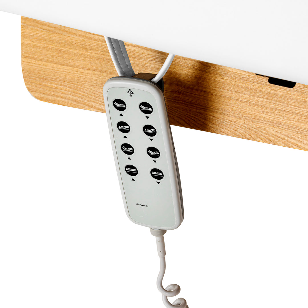 Massageliege Elektrisch Sillon Siesta Weiß-Hellbraun - Bild 7
