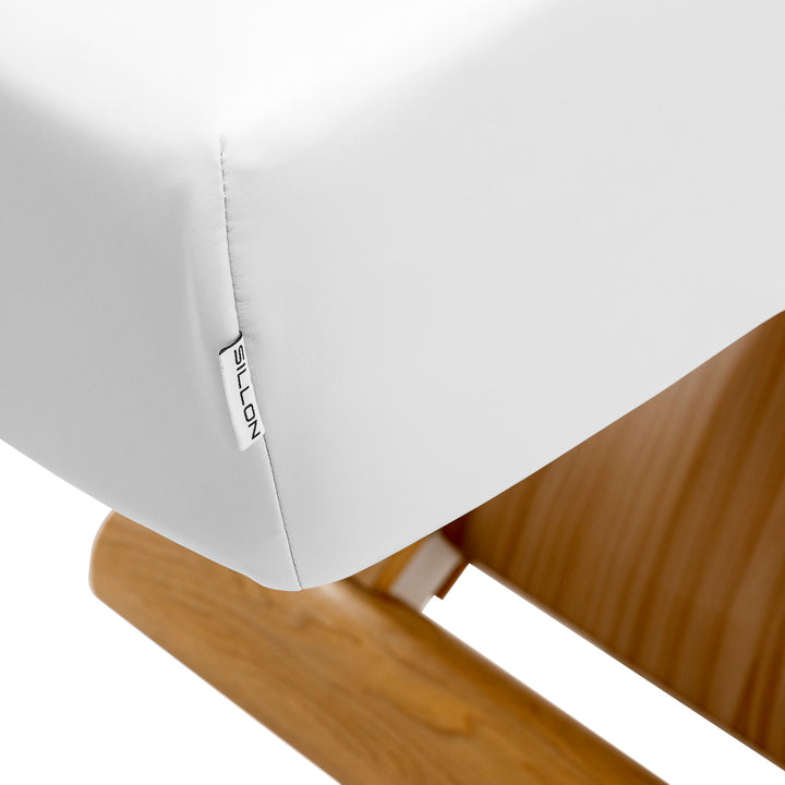 Massageliege Elektrisch Sillon Siesta Weiß-Hellbraun - Bild 10
