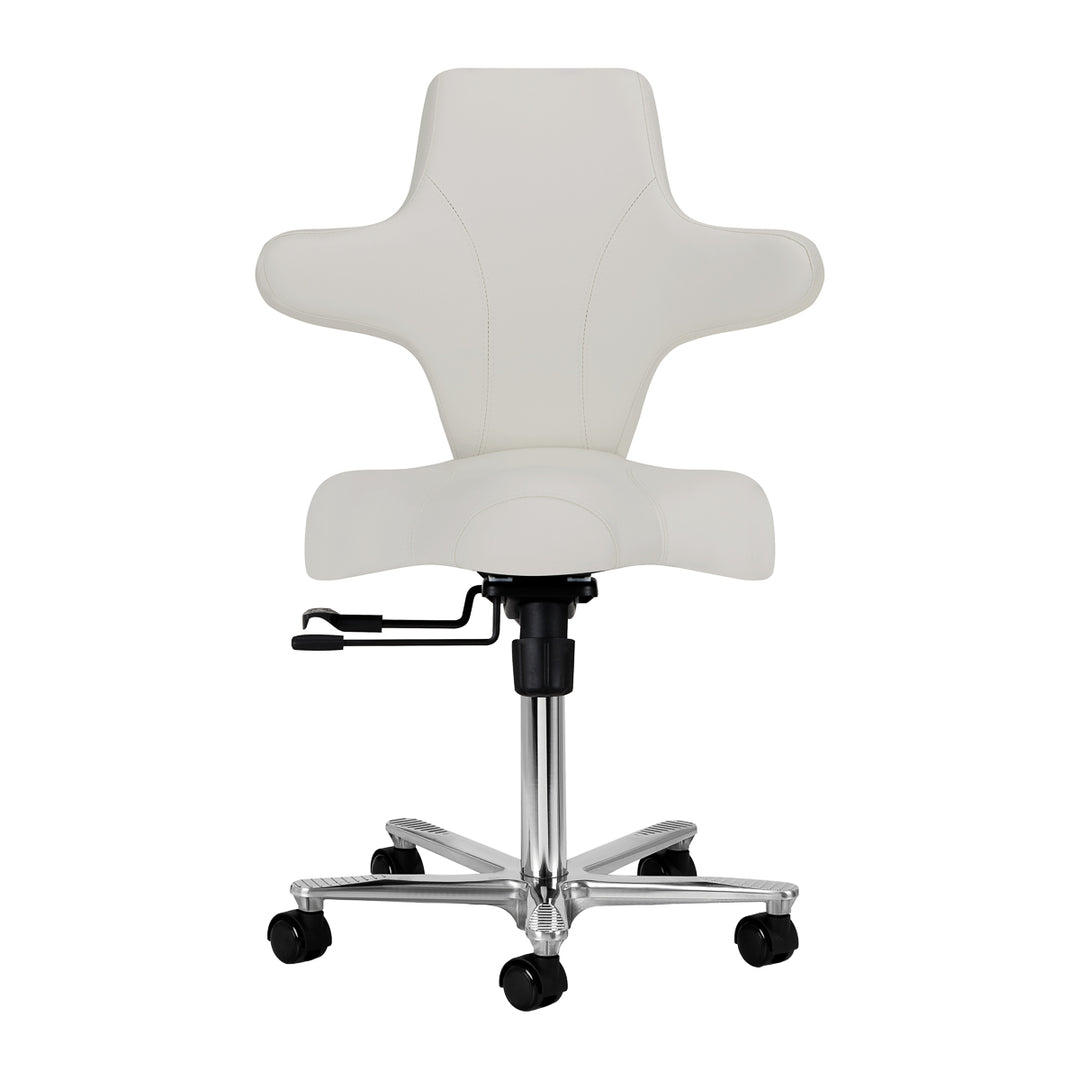 Rollhocker mit Lehne Azzurro Special 152 Grau - Bild 2