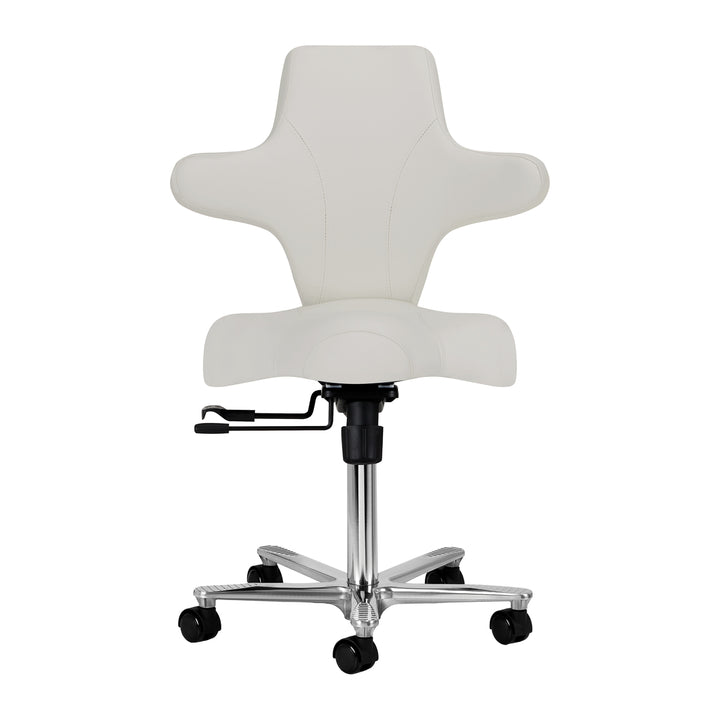 Rollhocker mit Lehne Azzurro Special 152 Grau - Bild 2