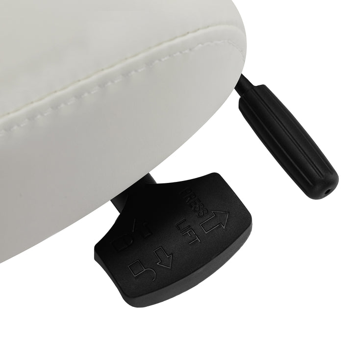 Rollhocker mit Lehne Azzurro Special 152 Grau - Bild 8