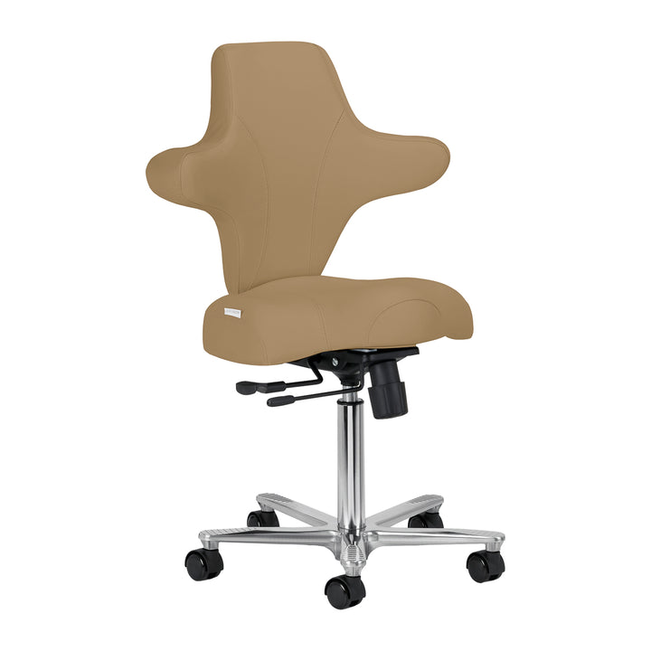 Rollhocker mit Lehne Azzurro Special 152 Beige