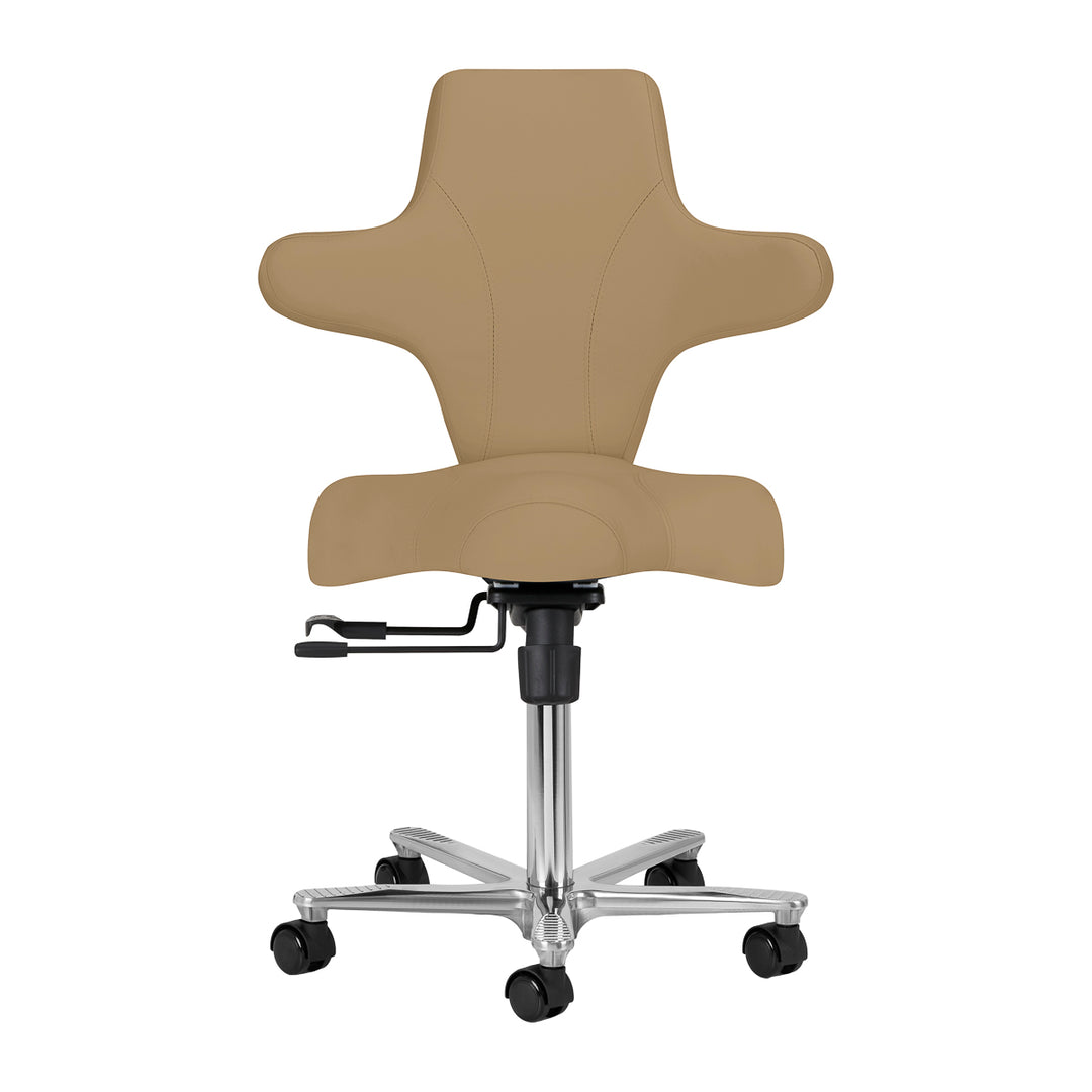 Rollhocker mit Lehne Azzurro Special 152 Beige - Bild 2