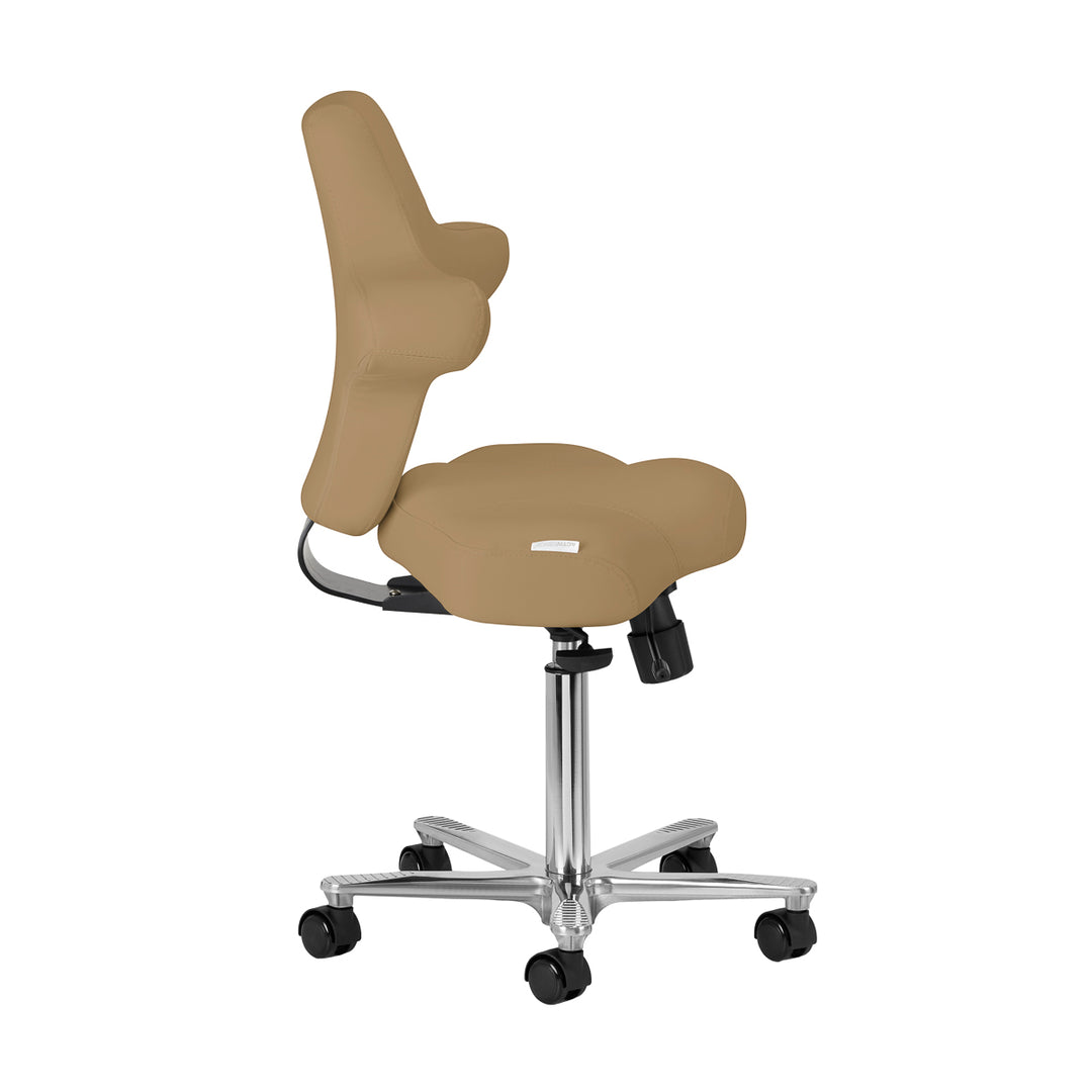 Rollhocker mit Lehne Azzurro Special 152 Beige - Bild 4