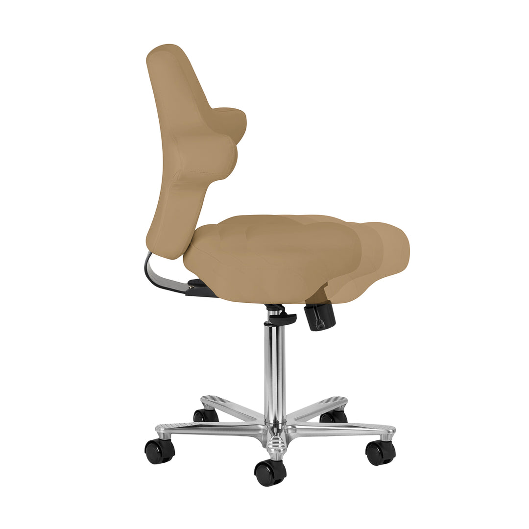 Rollhocker mit Lehne Azzurro Special 152 Beige - Bild 5