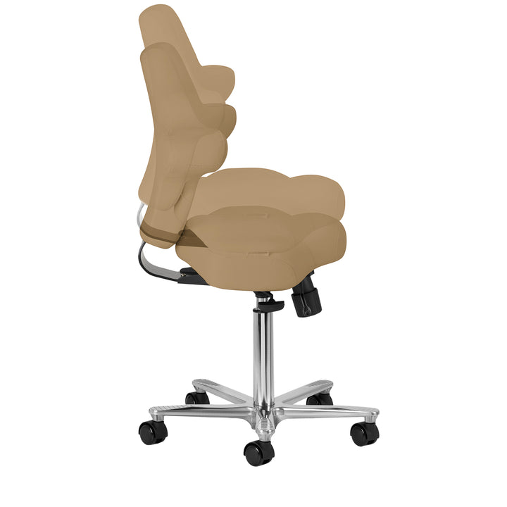 Rollhocker mit Lehne Azzurro Special 152 Beige - Bild 7