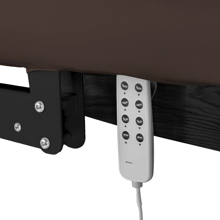 Massageliege Elektrisch Sillon Relax Dunkelbraun-Schwarz - Bild 7