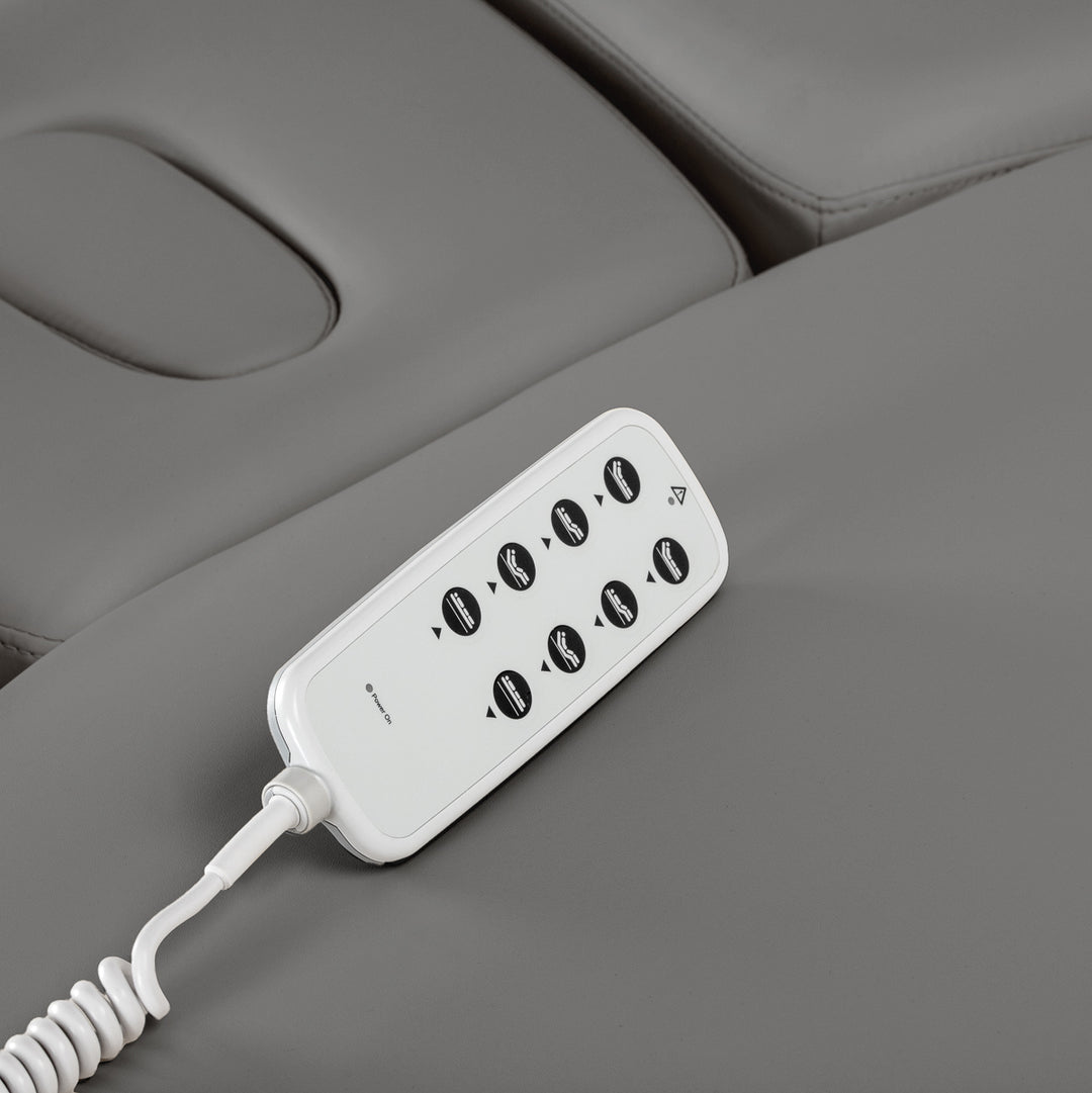 Massageliege Elektrisch Sillon Relax Grau-Hellbraun - Bild 17