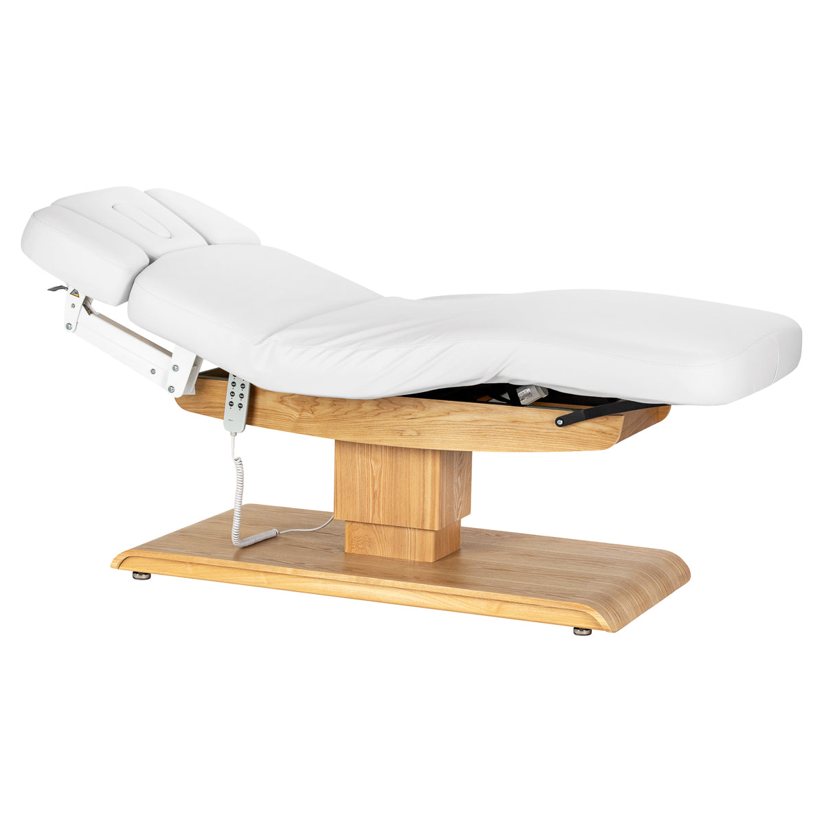 Massageliege Elektrisch Sillon Relax Weiß-Hellbraun