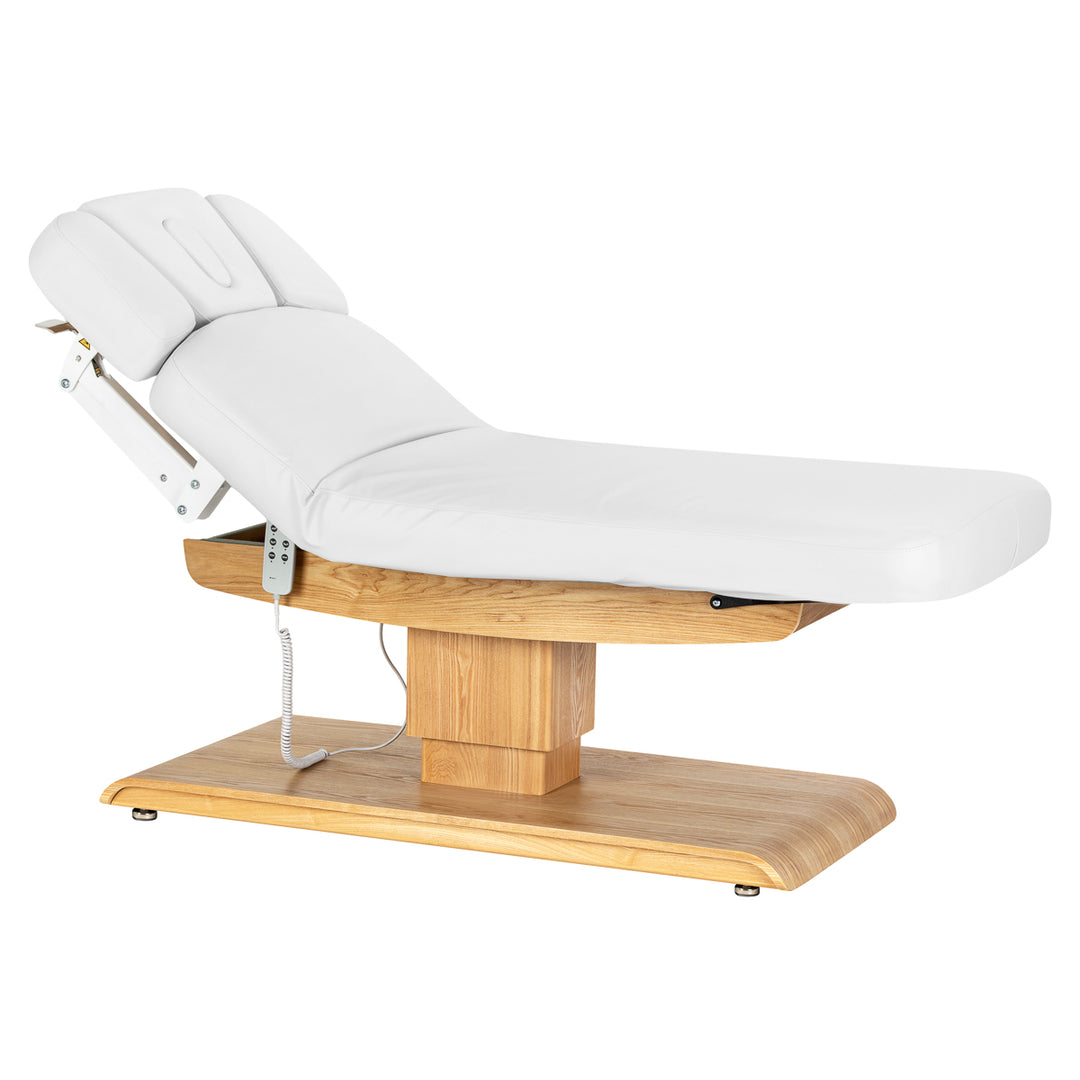Massageliege Elektrisch Sillon Relax Weiß-Hellbraun - Bild 2