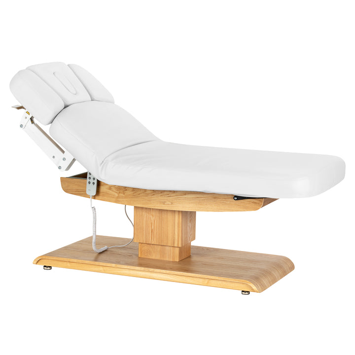 Massageliege Elektrisch Sillon Relax Weiß-Hellbraun - Bild 2