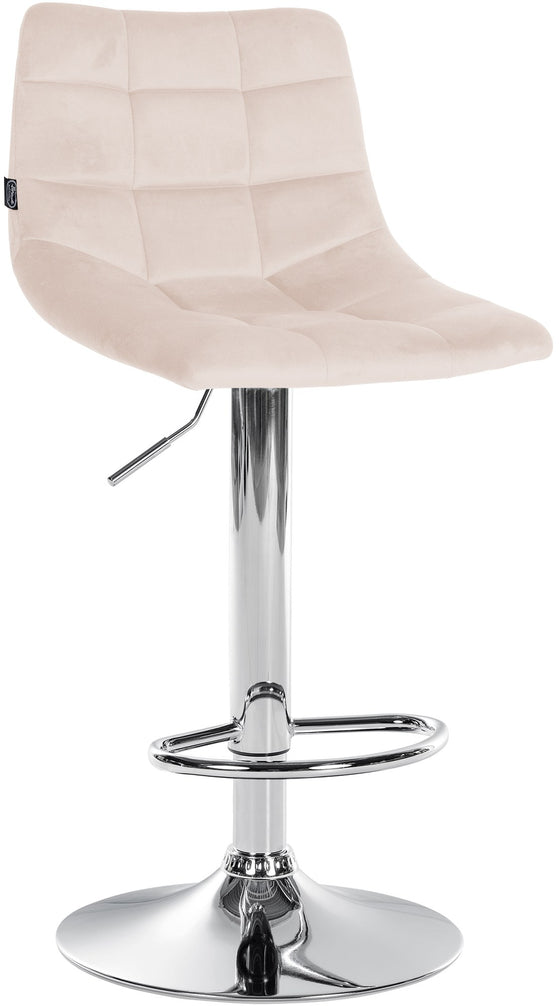 Barhocker 107 Samt Beige