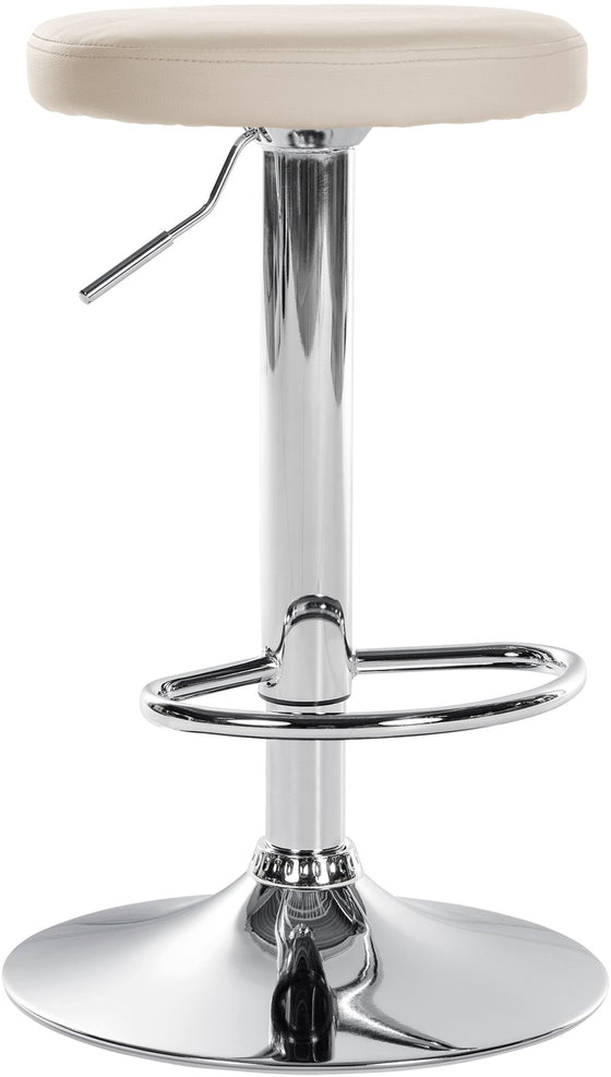 Barhocker 109 Kunstleder Creme