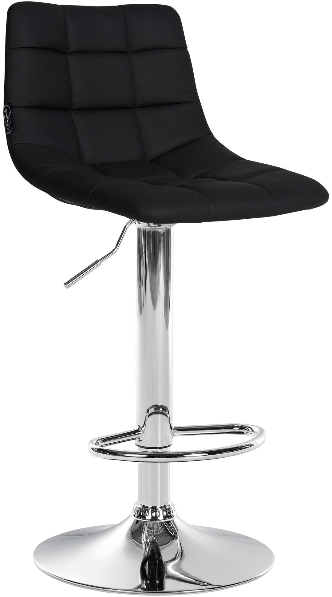 2er-Set Barhocker 107 Kunstleder Schwarz - Bild 3