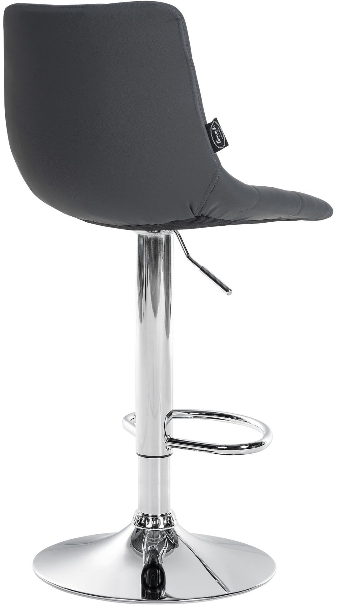2er-Set Barhocker 107 Kunstleder Grau - Bild 6
