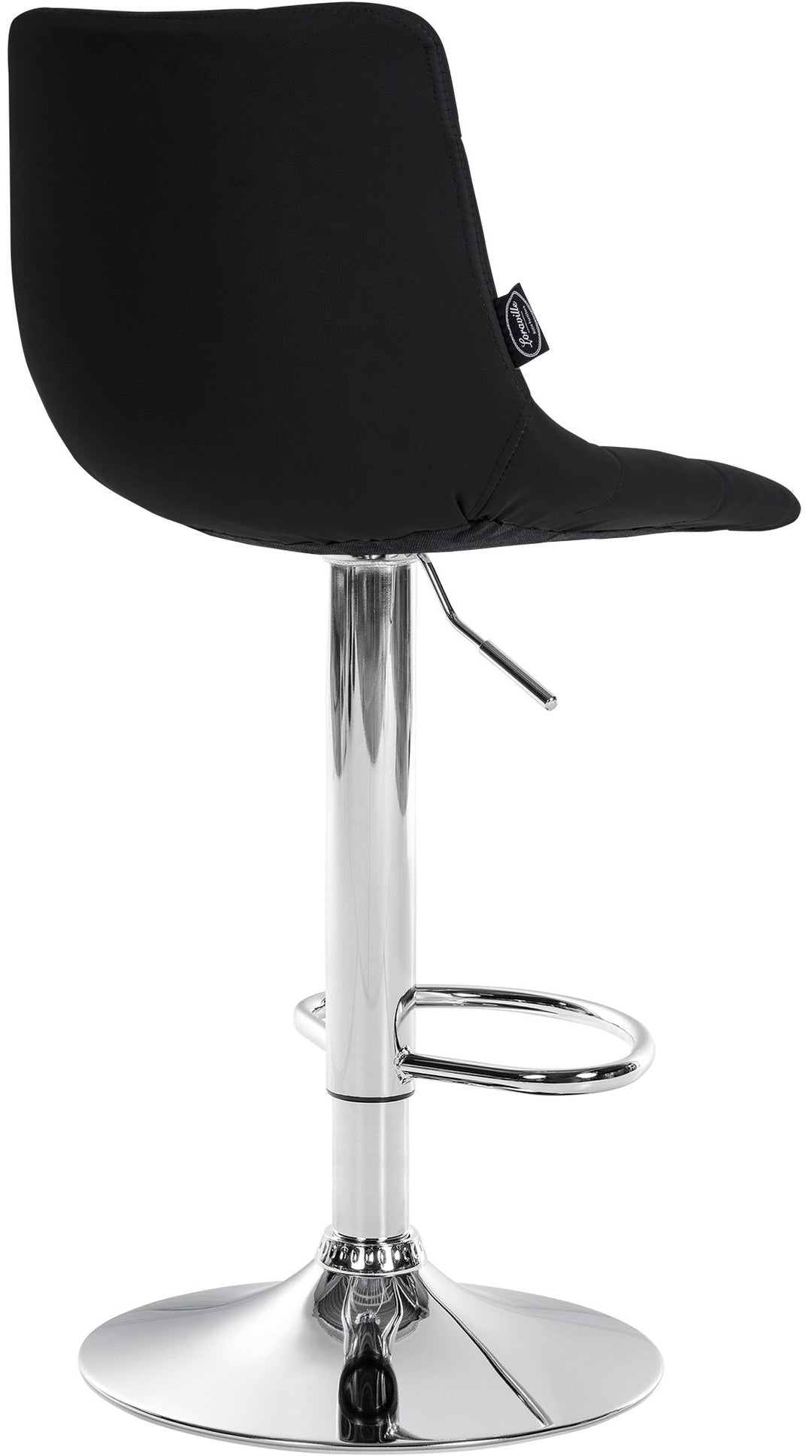 2er-Set Barhocker 107 Kunstleder Schwarz - Bild 6