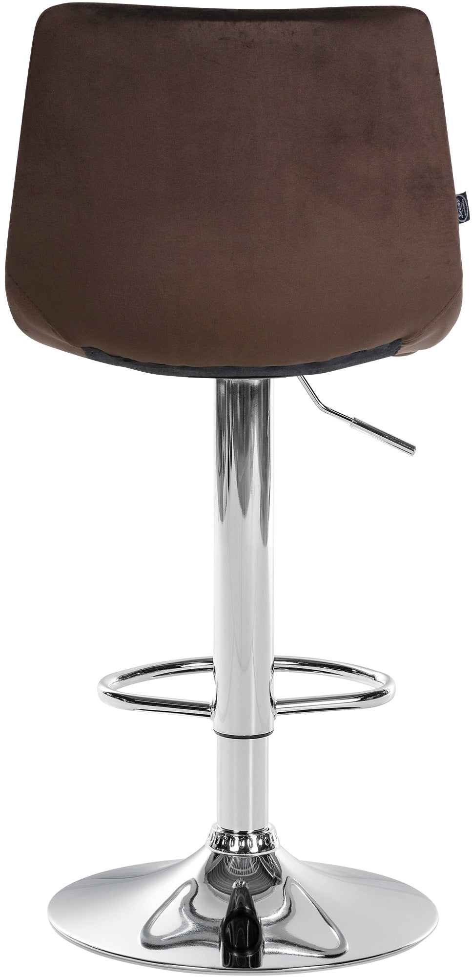 2er-Set Barhocker 107 Samt Braun - Bild 7