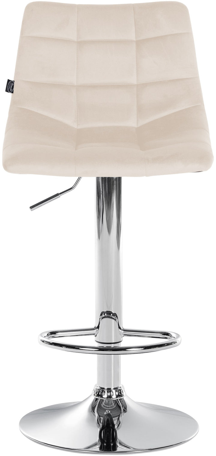 2er-Set Barhocker 107 Samt Creme - Bild 4