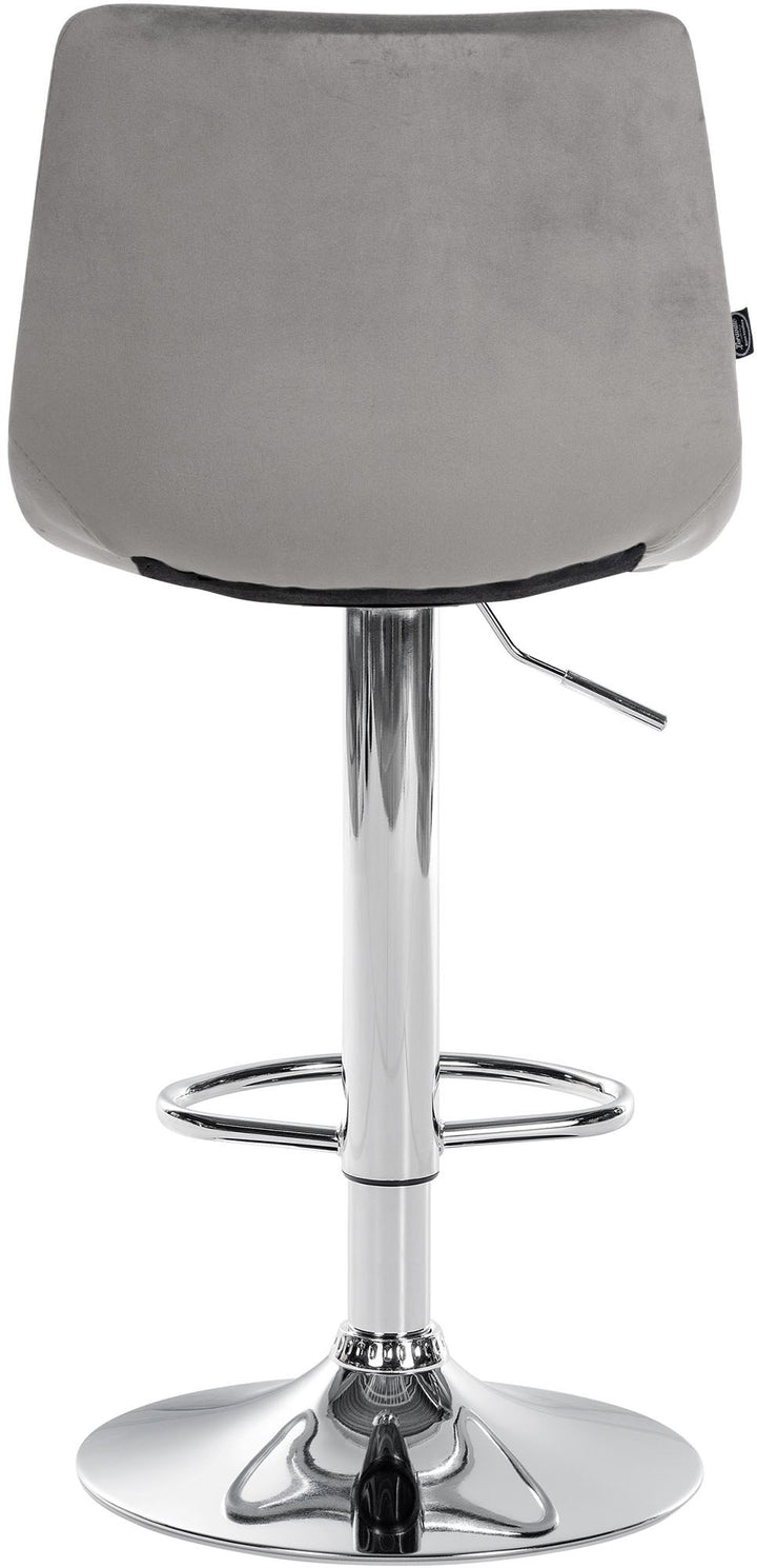 2er-Set Barhocker 107 Samt Grau - Bild 7