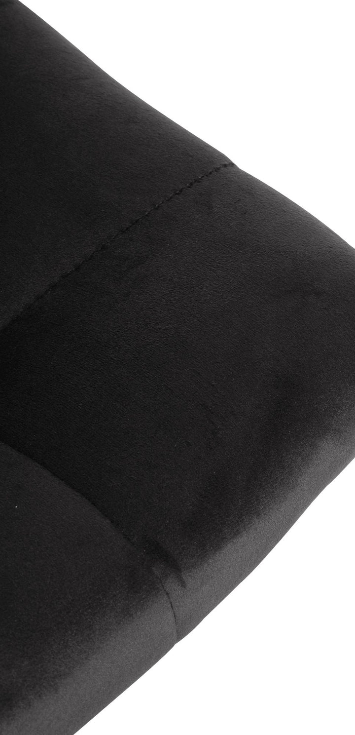 2er-Set Barhocker 107 Samt Schwarz - Bild 8