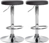 2er-Set Barhocker 109 Kunstleder Schwarz
