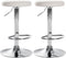 2er-Set Barhocker 109 Kunstleder Weiß
