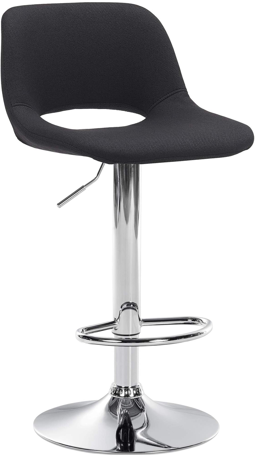 Barhocker 106 Stoff Schwarz
