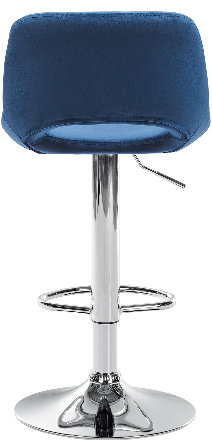 Barhocker 106 Samt Blau - Bild 4