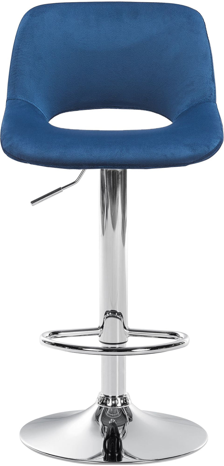 Barhocker 106 Samt Blau - Bild 5