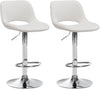 2er-Set Barhocker 106 Samt Creme
