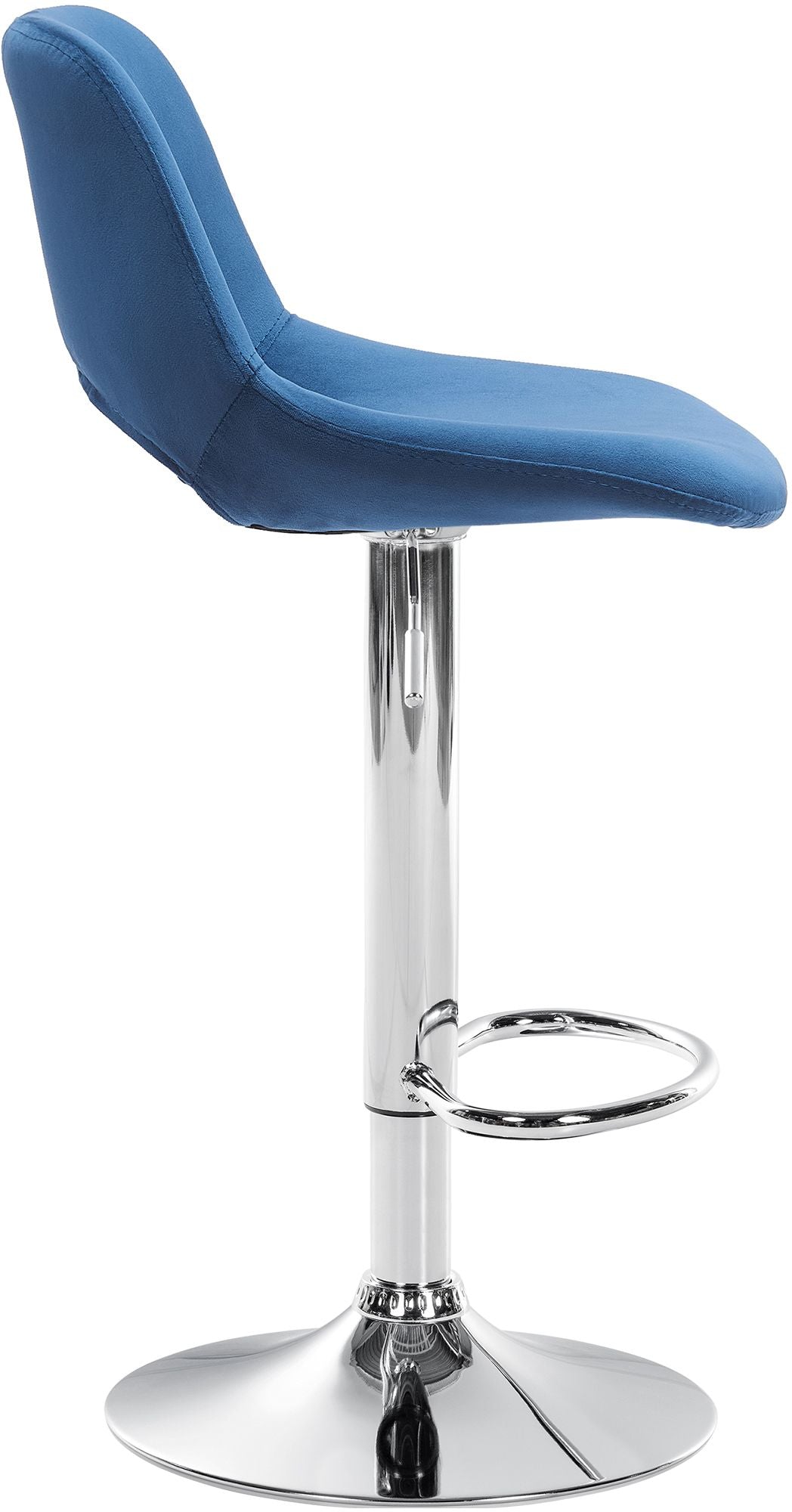 2er-Set Barhocker 106 Samt Blau - Bild 6