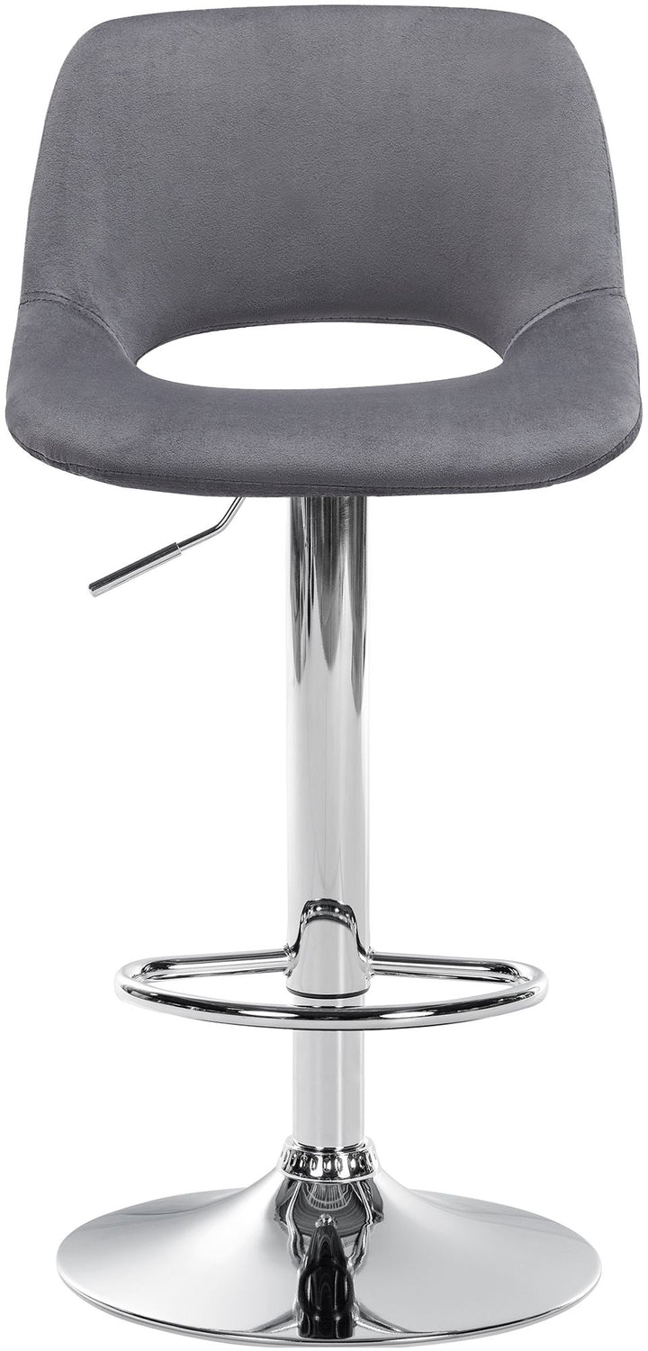 2er-Set Barhocker 106 Samt Dunkelgrau - Bild 5