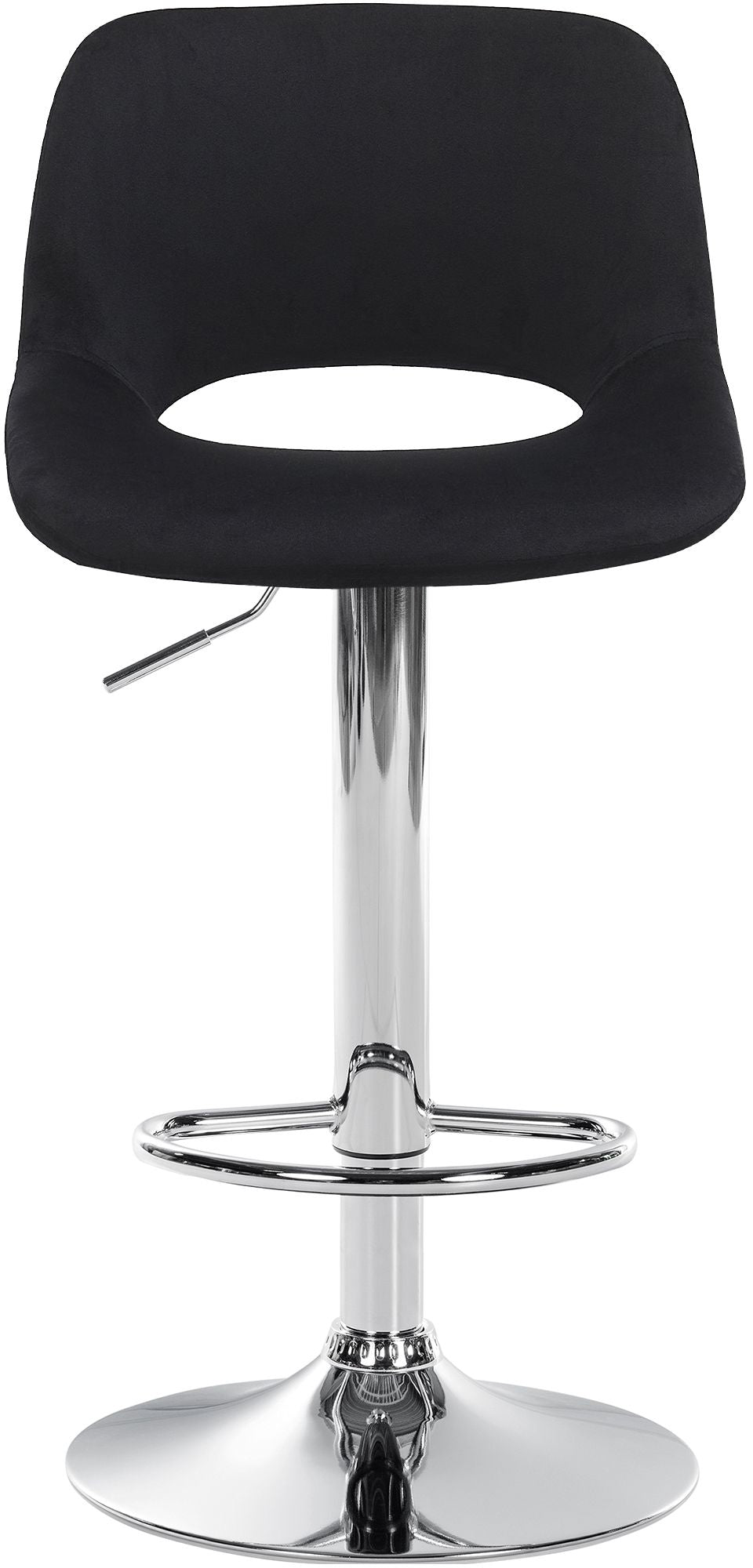2er-Set Barhocker 106 Samt Schwarz - Bild 5