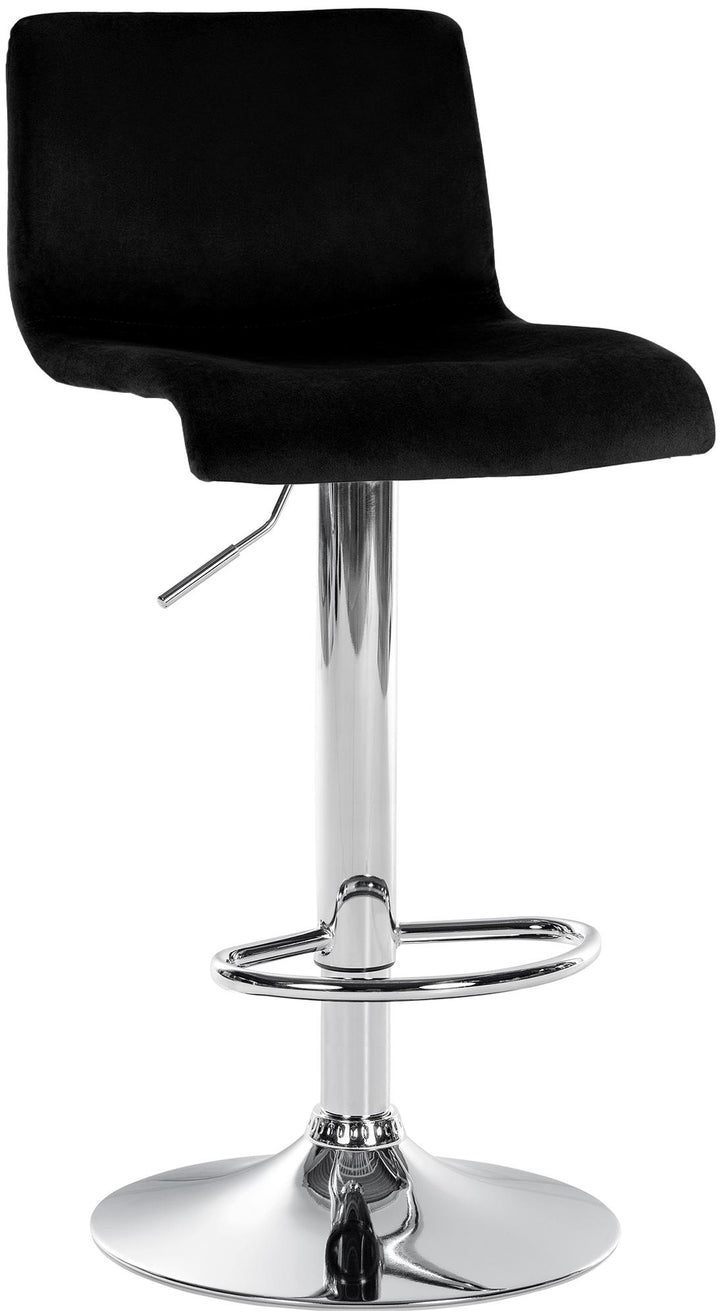 Barhocker 105 Samt Schwarz