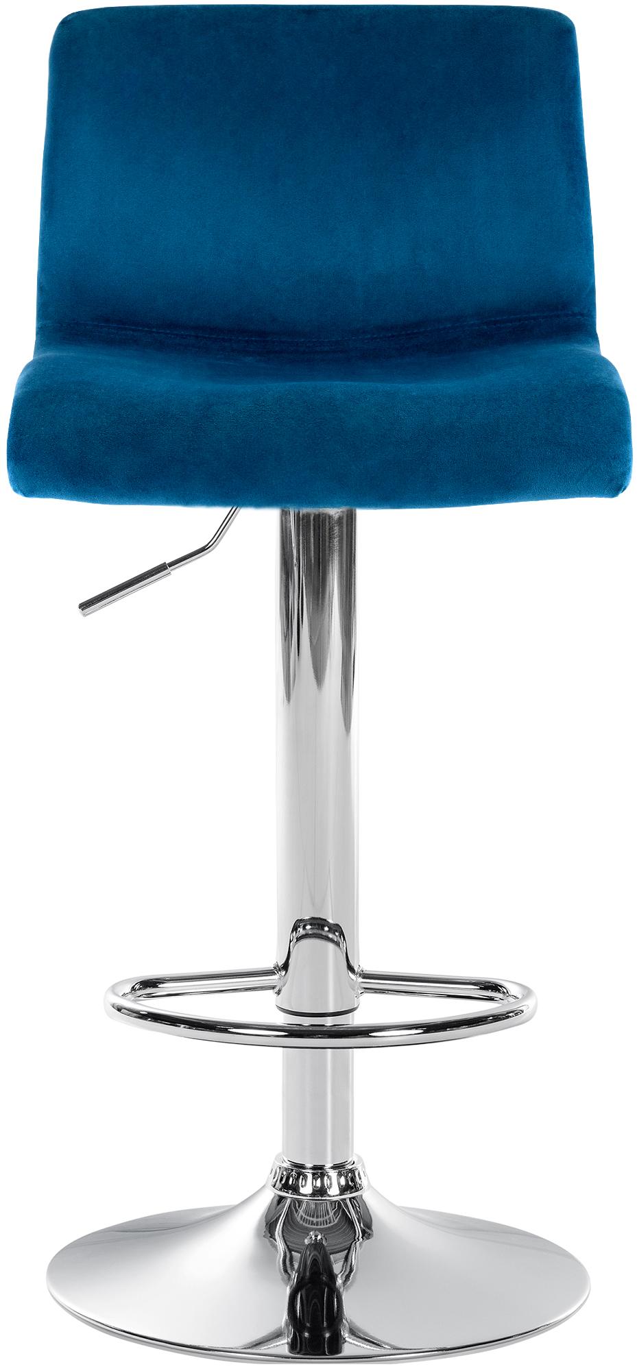 Barhocker 105 Samt Blau - Bild 5