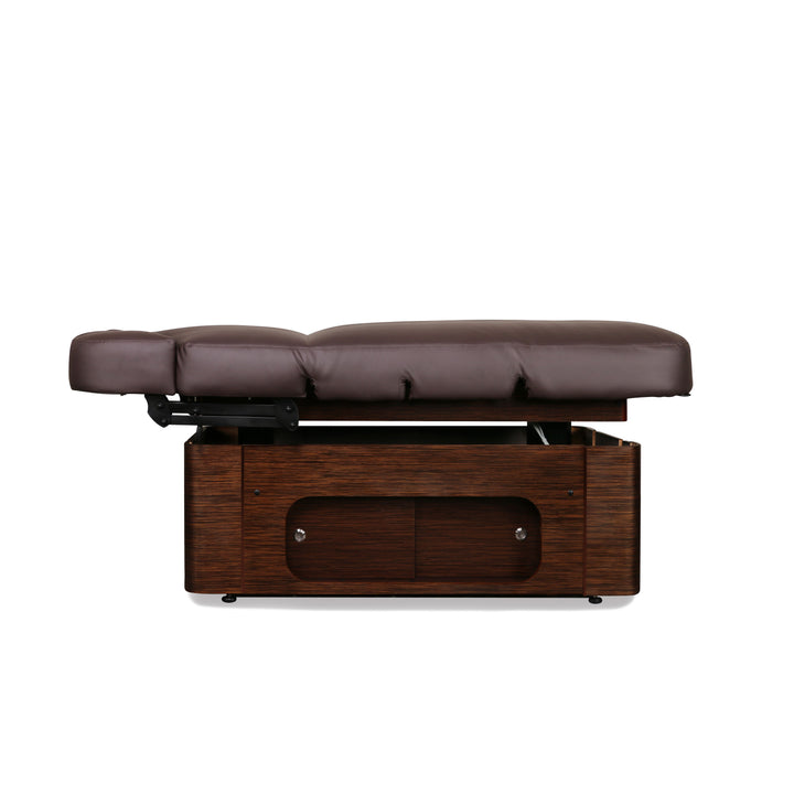 Massageliege Elektrisch Keid mit Heizung Wenge-Dunkelbraun